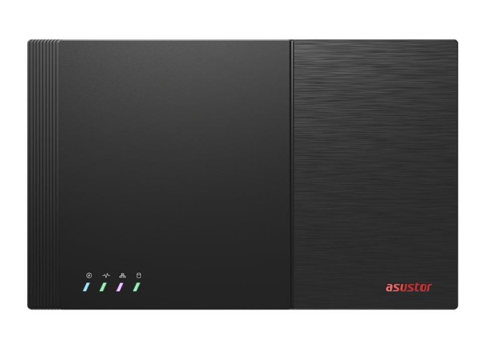 Asustor Flashstor 12 Pro FS6712X, 12 Bay NAS, Quad-Core 2.0GHz, 10GbE порт, 4GB RAM DDR4, дванадесет M.2 SSD слота (без диск), HDMI 2.0b+ инфрачервен приемник, черен