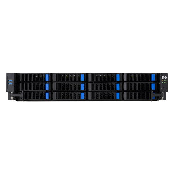 ASUS RS720-E11-RS12U Intel C741 Rack (2U) черен, сребрист