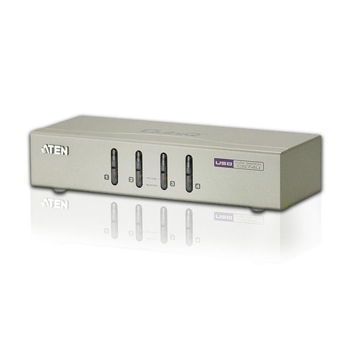 KVMP превключвател, ATEN CS74U, 4-портов