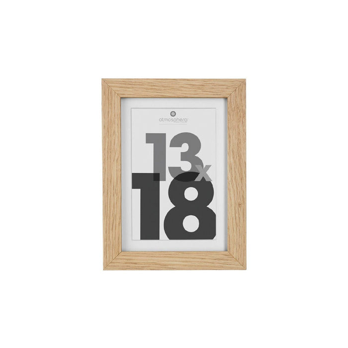 Рамка за снимки Atmosphera Естествен Дървен 13 x 18 cm