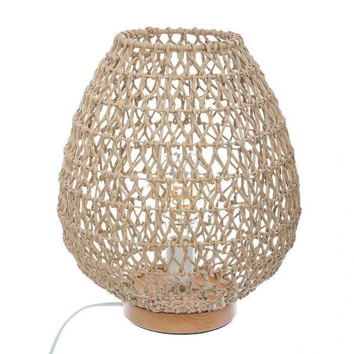 Настолна лампа Atmosphera Tressé От пясък 40 W Ø 35,5 x 30 cm