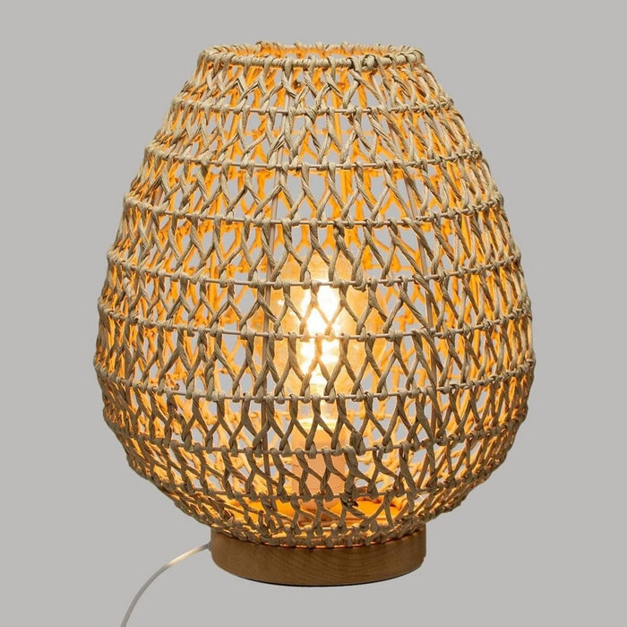 Настолна лампа Atmosphera Tressé От пясък 40 W Ø 35,5 x 30 cm