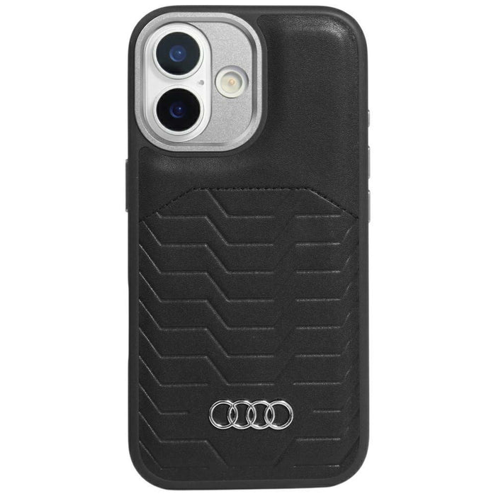 Калъф Audi GT Synthetic Leather MagSafe за iPhone 17 - черен