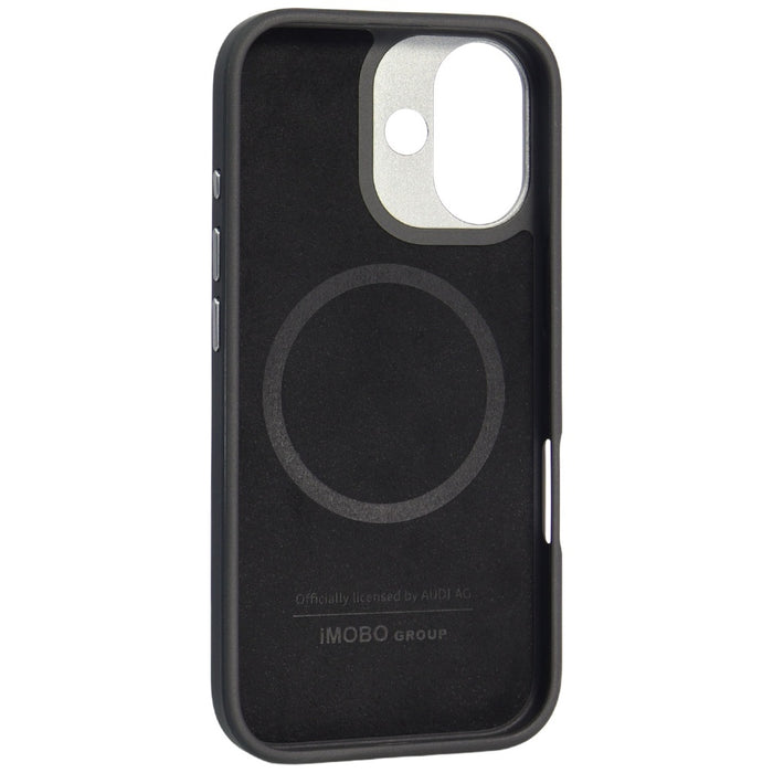 Калъф Audi GT Synthetic Leather MagSafe за iPhone 17 - черен