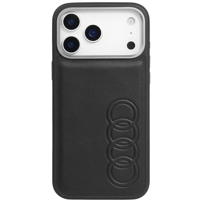 Калъф Audi TT Synthetic Leather MagSafe за iPhone 17 Pro - черен