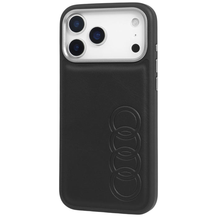 Калъф Audi TT Synthetic Leather MagSafe за iPhone 17 Pro - черен