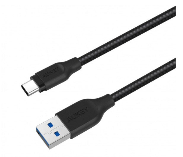 AUKEY КАБЕЛ USB-A - USB-C, 5GBPS, QC 15W, ПЛИТКА, 2M
