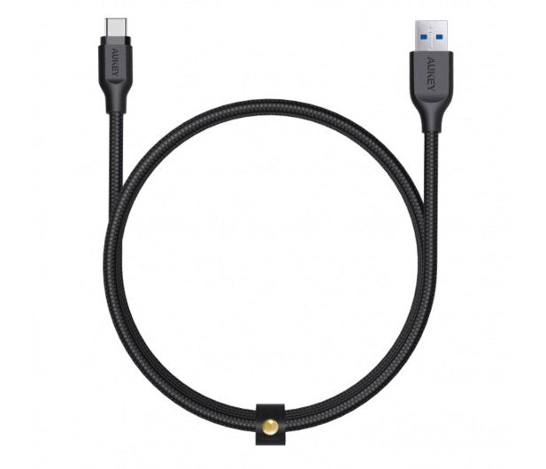AUKEY КАБЕЛ USB-A - USB-C, 5GBPS, QC 15W, ПЛИТКА, 2M