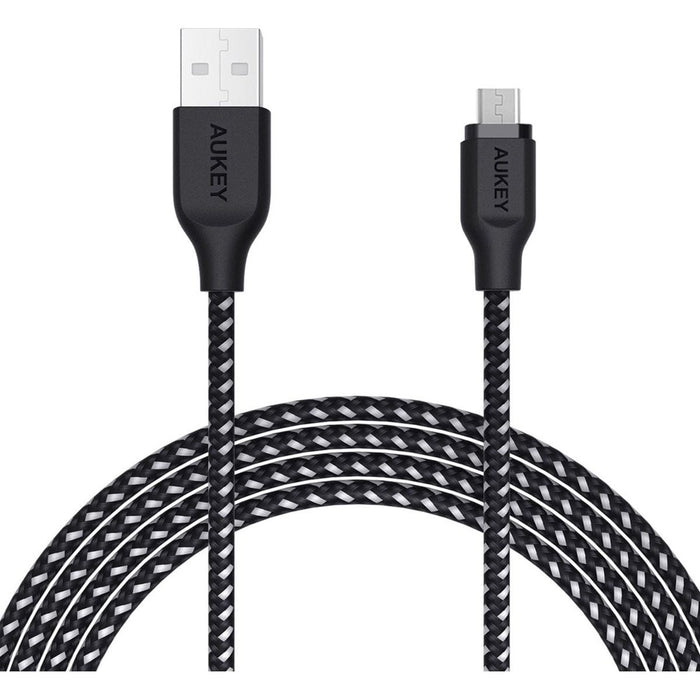 AUKEY КАБЕЛ USB-A - MICROUSB 2.0, QC 12W, 2M