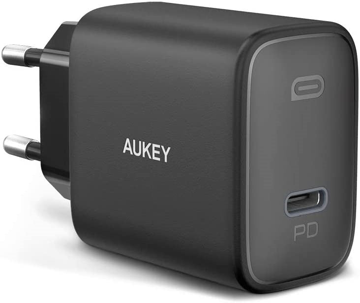 AUKEY PA-F1S Swift зарядно за мобилни устройства Черно 1xUSB C Power Delivery 3.0 20W 3A