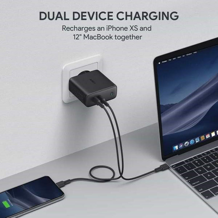 Зарядно за стена Aukey PA-D5 Черен