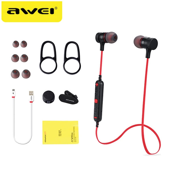 Спортни слушалки AWEI M1 магнитни, черни