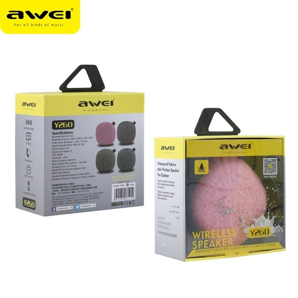 AWEI M1 мини говорител, сив