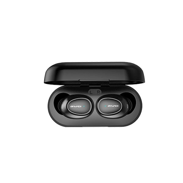 AWEI M0 5.0 T16 TWS+ слушалки с докинг станция, черни