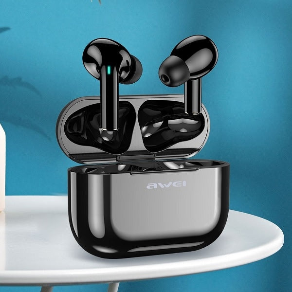 Слушалки AWEI M0 5.0 T29 TWS+ със станция за зареждане, черни