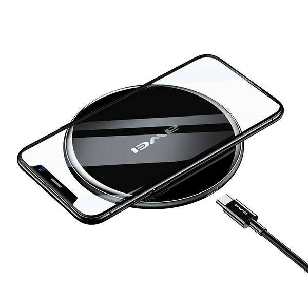 Индукционно зарядно AWEI W810W, черно