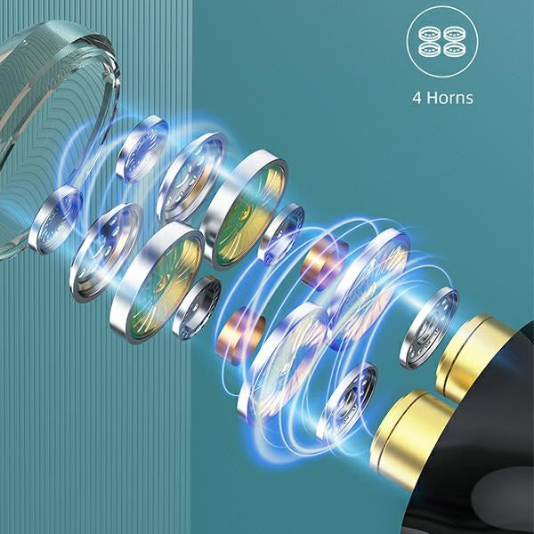 AWEI M1 TWS+ слушалки с доковна станция 5.3, черни