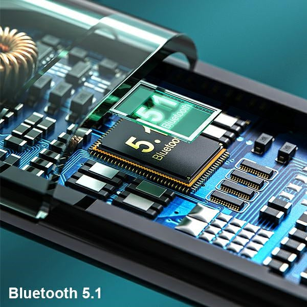 AWEI M1 TWS+ слушалки с доковна станция 5.3, черни