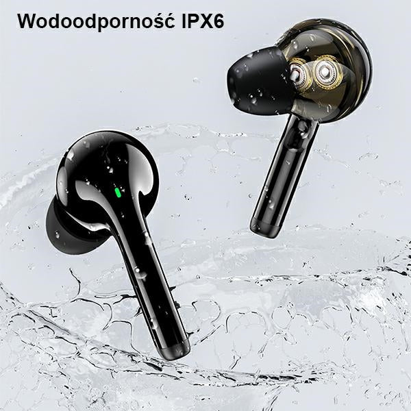 AWEI M1 TWS+ слушалки с доковна станция 5.3, черни