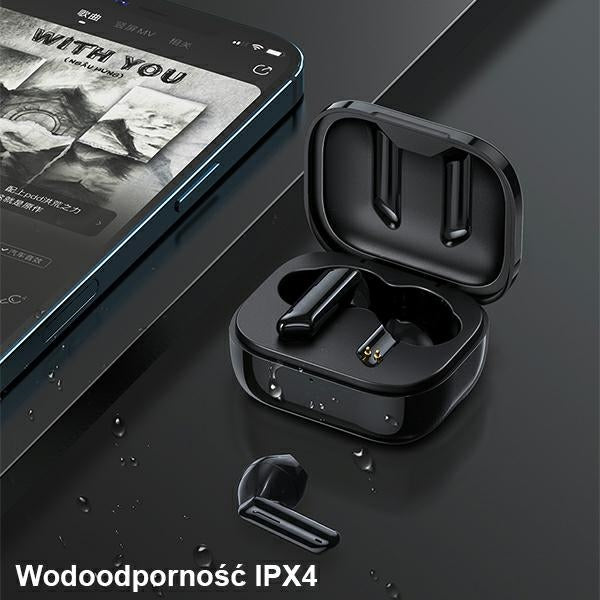 AWEI слушалки M0 5.1 T36 TWS+ със станция за зареждане, бели
