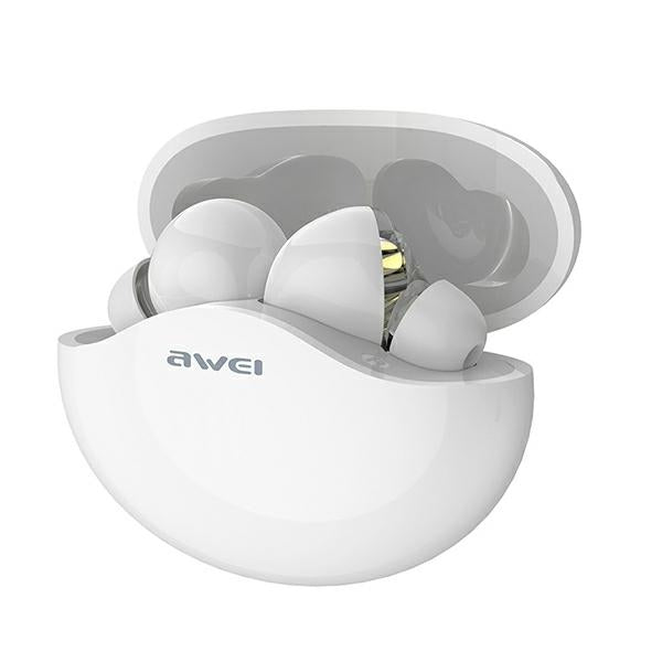 Спортни слушалки AWEI M1 M0, бели