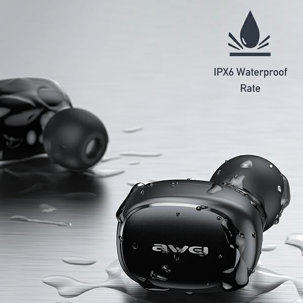AWEI M0 5.1 T13 Pro TWS+ слушалки с докинг станция, черни