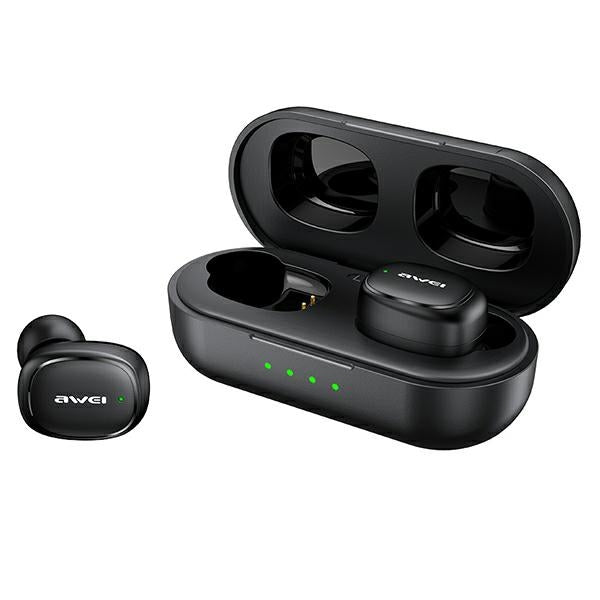 AWEI M0 5.1 T13 Pro TWS+ слушалки с докинг станция, черни