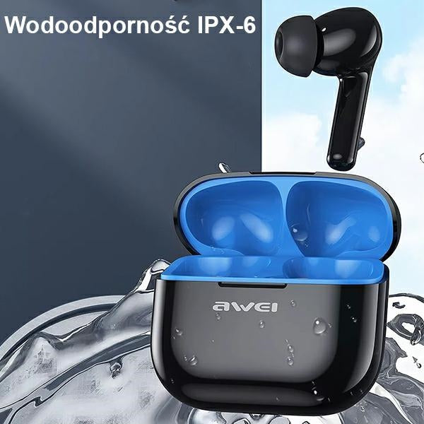 AWEI M0 5.3 T1 Pro TWS слушалки с докинг станция, черни