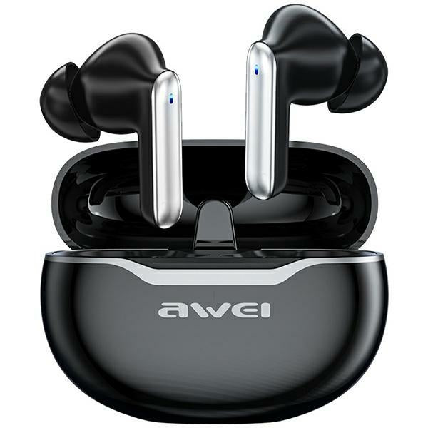 AWEI M0 T50 TWS+ слушалки с докинг станция, черни
