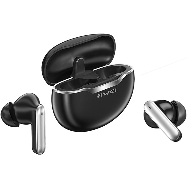 AWEI M0 T50 TWS+ слушалки с докинг станция, черни