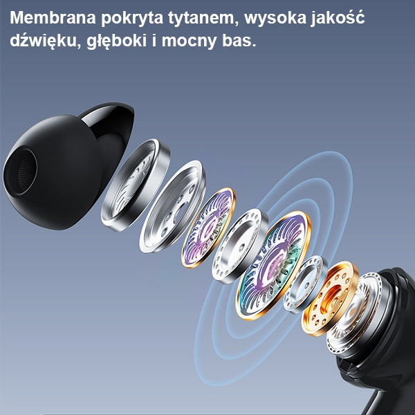 AWEI M0 T50 TWS+ слушалки с докинг станция, черни