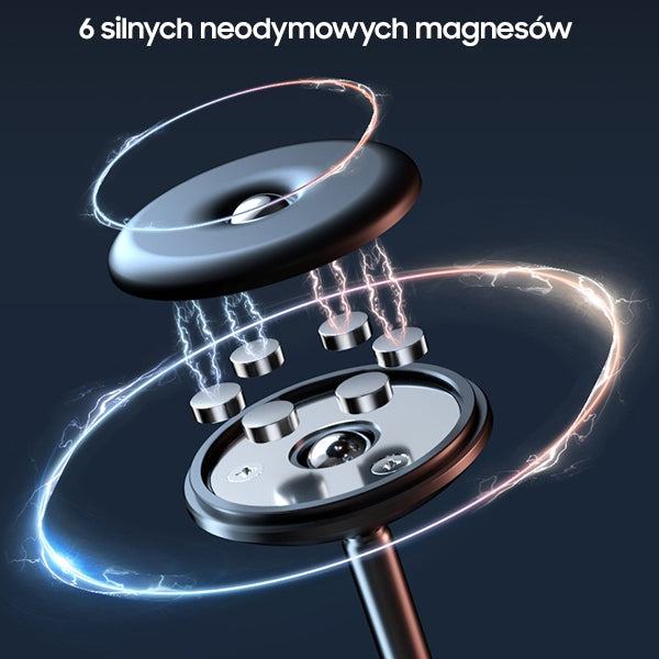 AWEI магнитна автомобилна поставка M0 за табло, черна