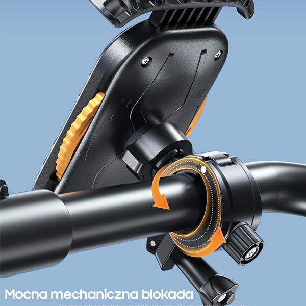 AWEI X29 велосипедна стойка за рамка за телефон 4,7"-6,7", черна