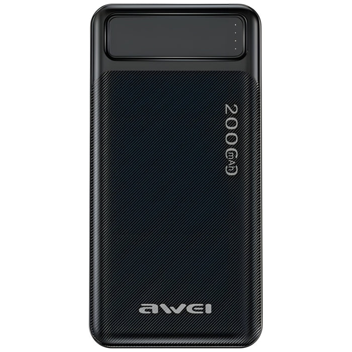 AWEI PowerBank P6K черен с USB-C/Micro-USB