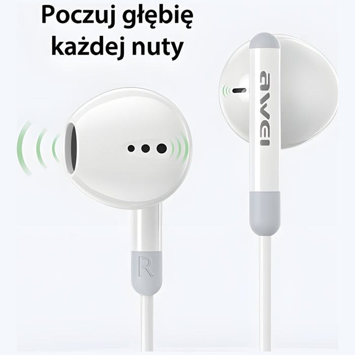 Слушалки AWEI stereo M0 M1-C, черни