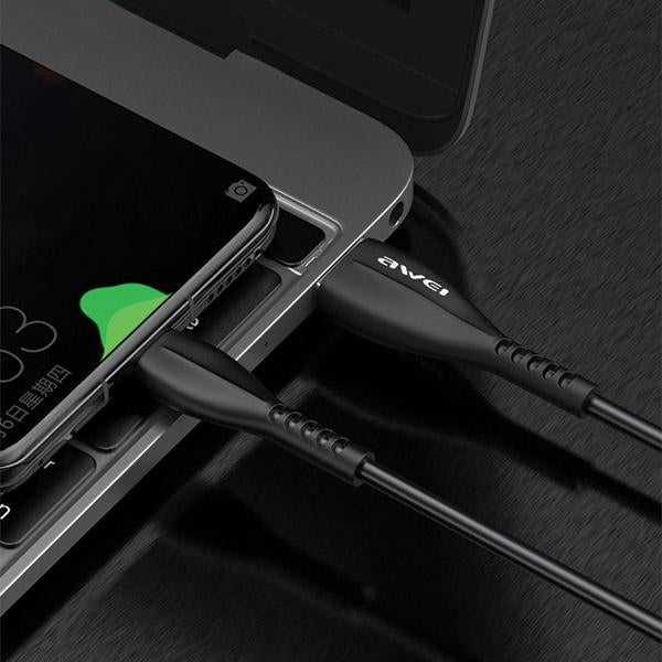 AWEI кабел CL-115T USB на USB, черен