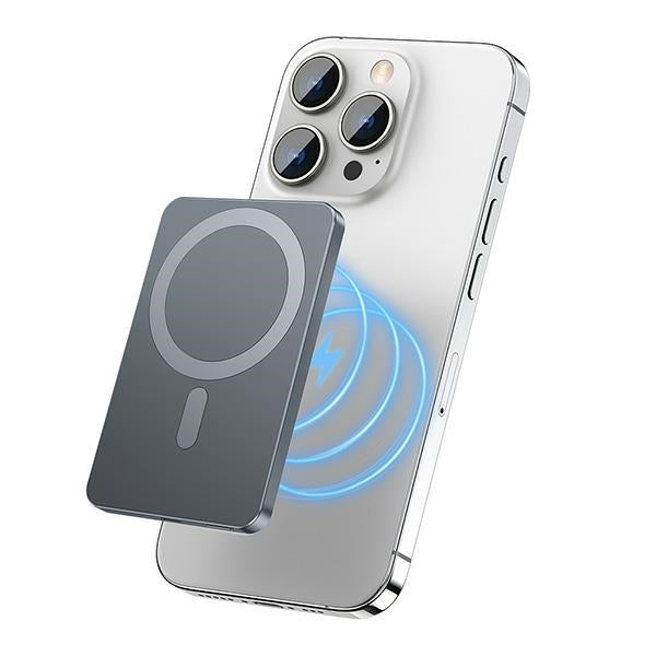 AWEI PowerBank MagSafe, сив