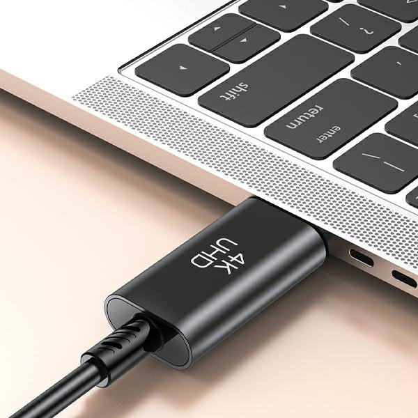 AWEI кабел за HDMI4K 30Hz, черен/черн
