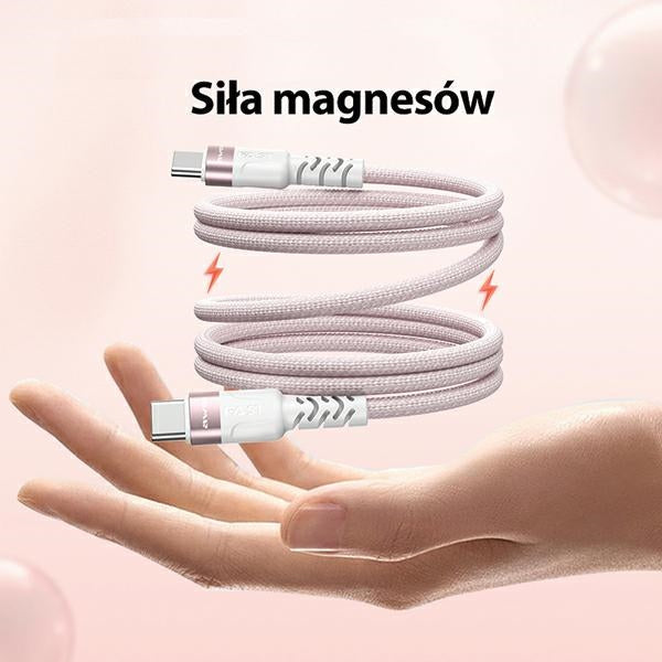 AWEI кабел магнитен за USB, черен