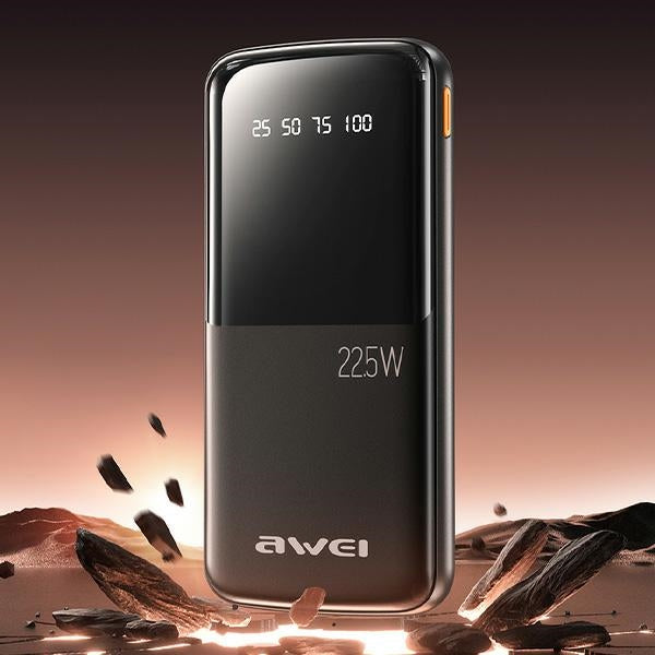 AWEI PowerBank M0 10000 mAh 22.5W, черен