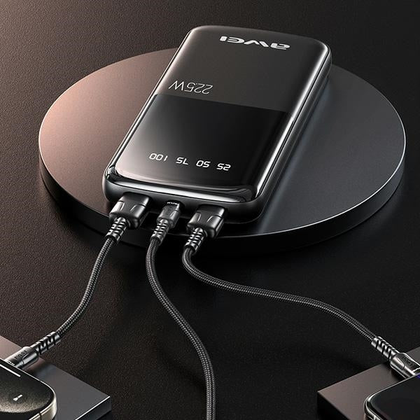 AWEI PowerBank M0 10000 mAh 22.5W, черен