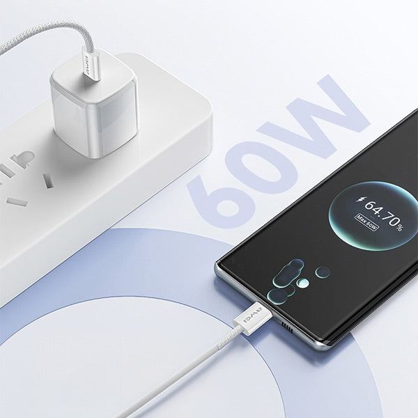 Кабел AWEI за iPhone 15, черен