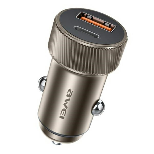 Зарядно AWEI 33W, кафяво