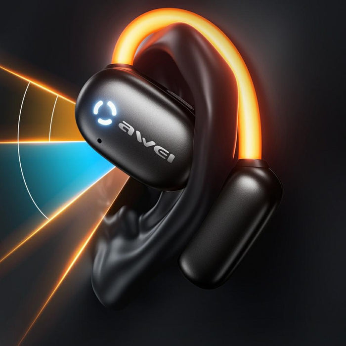 Слушалки AWEI M1 5.4 ANC + докинг станция, черни