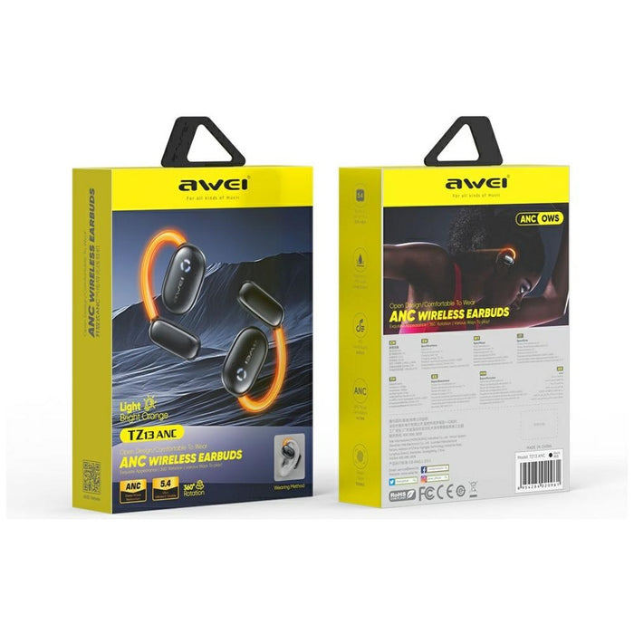 Слушалки AWEI M1 5.4 ANC + докинг станция, черни