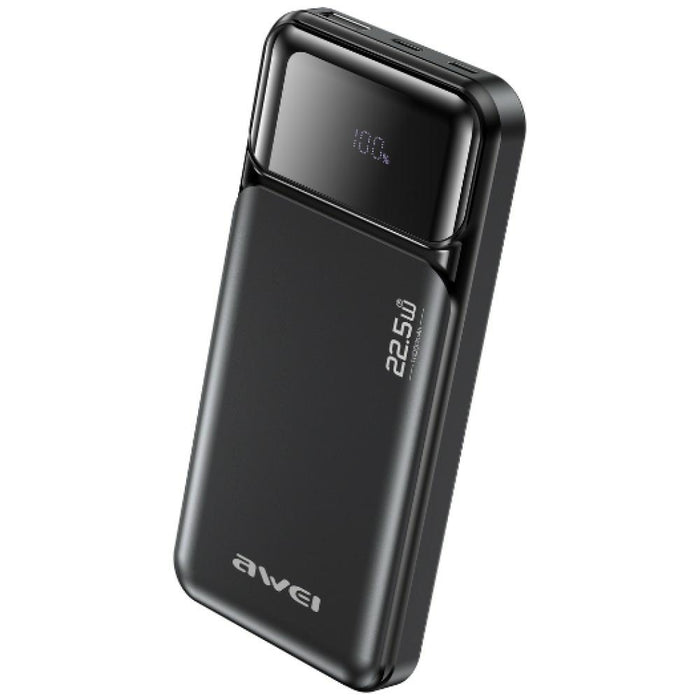 Powerbank AWEI 22,5W PD, черен
