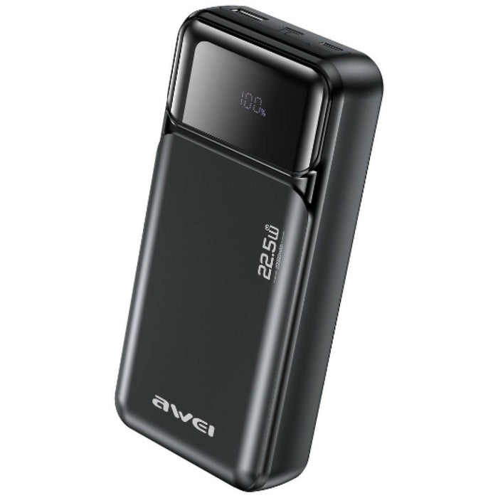 Powerbank AWEI 22,5W PD, черен