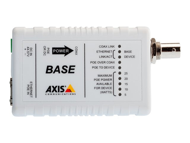 AXIS T8640 POE+ ПРЕЗ КОАКСИАЛЕН АДАП
