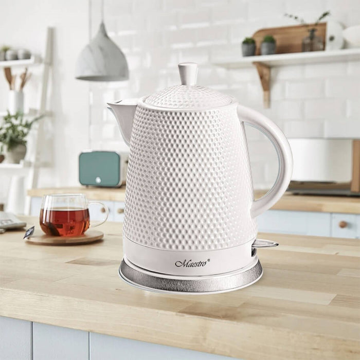 Електрическа керамична лампа 1,5L 1500W MR-069-WHITE MAESTRO