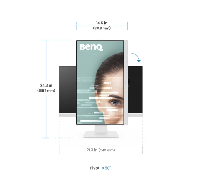 Монитор BenQ GW2486TC, 23.8&quot;, IPS, 1920x1080, 100Hz, Speaker 2 x 2W